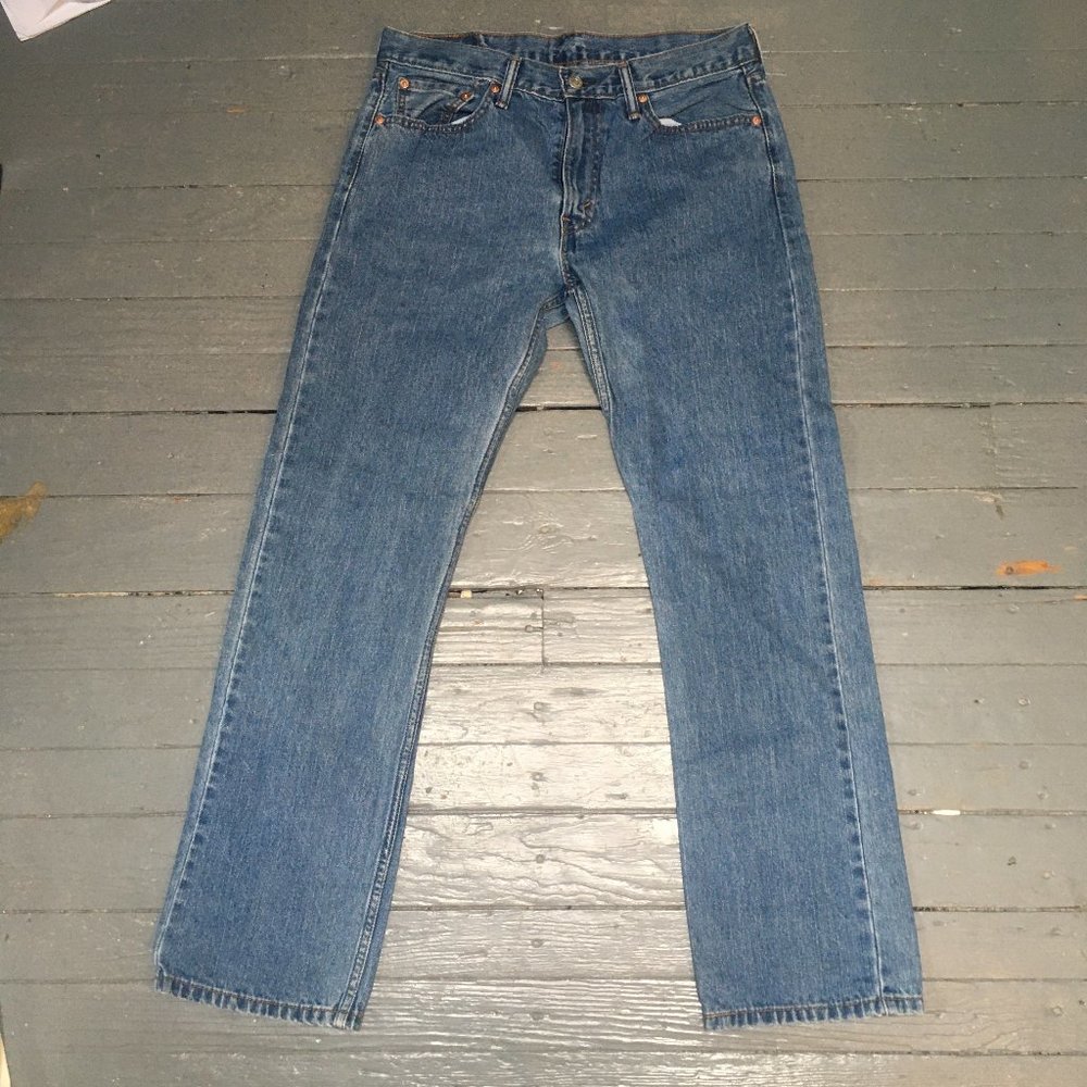 Levi 513 Slim Straight Fit Jeans W:32 L:32